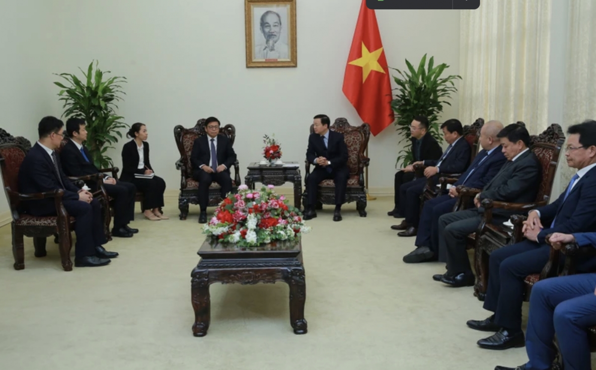 Deputy PM receives leader of China Railway Signal & Communication